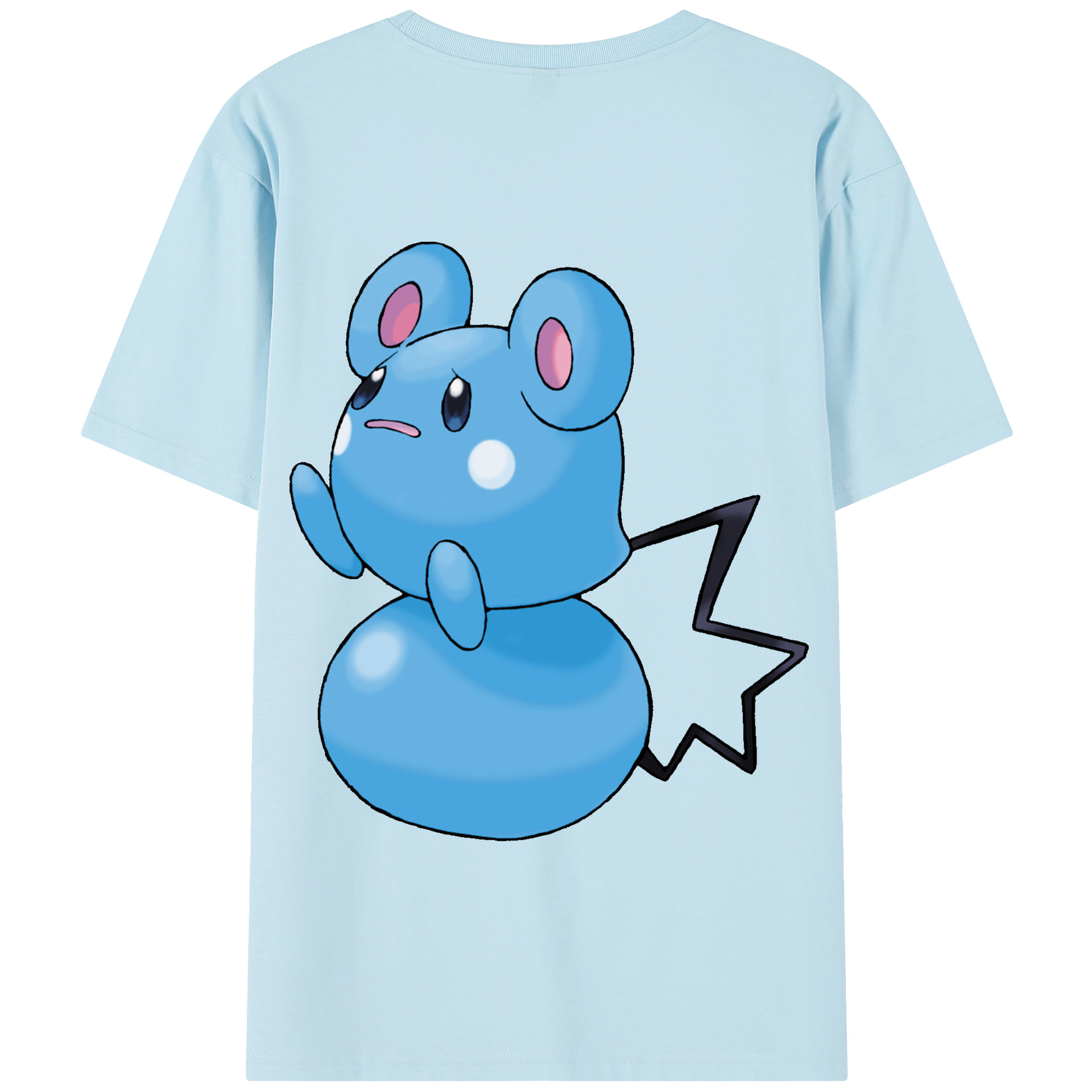 （画像用） ポケットモンスター Pokémon 綿100％半袖Tシャツ（背面プリント）